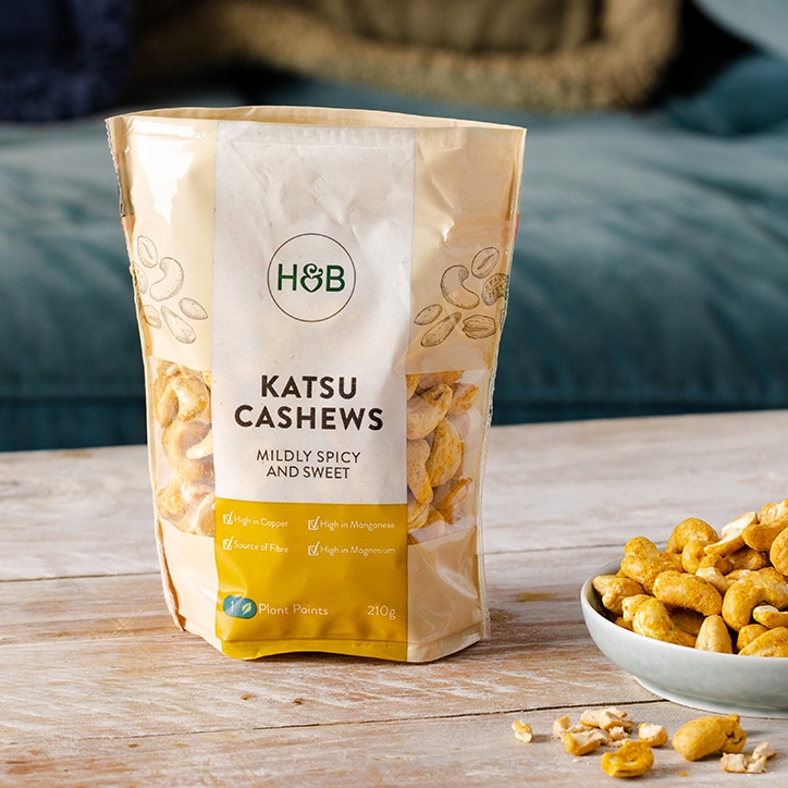 Holland & Barrett Katsu Cashews 210g